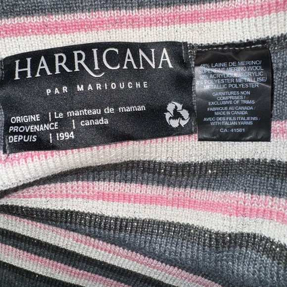 Harriman’s Canadian made merino removable recycled real fur infinity scarf - Picture 11 of 13